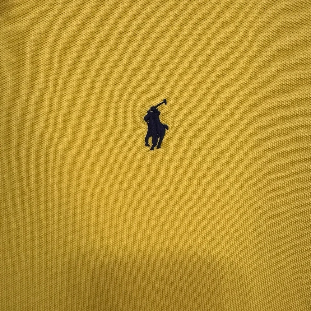 Polo Ralph Lauren Classic Fit Men's Yellow XXL Polo Shirt Black Pony